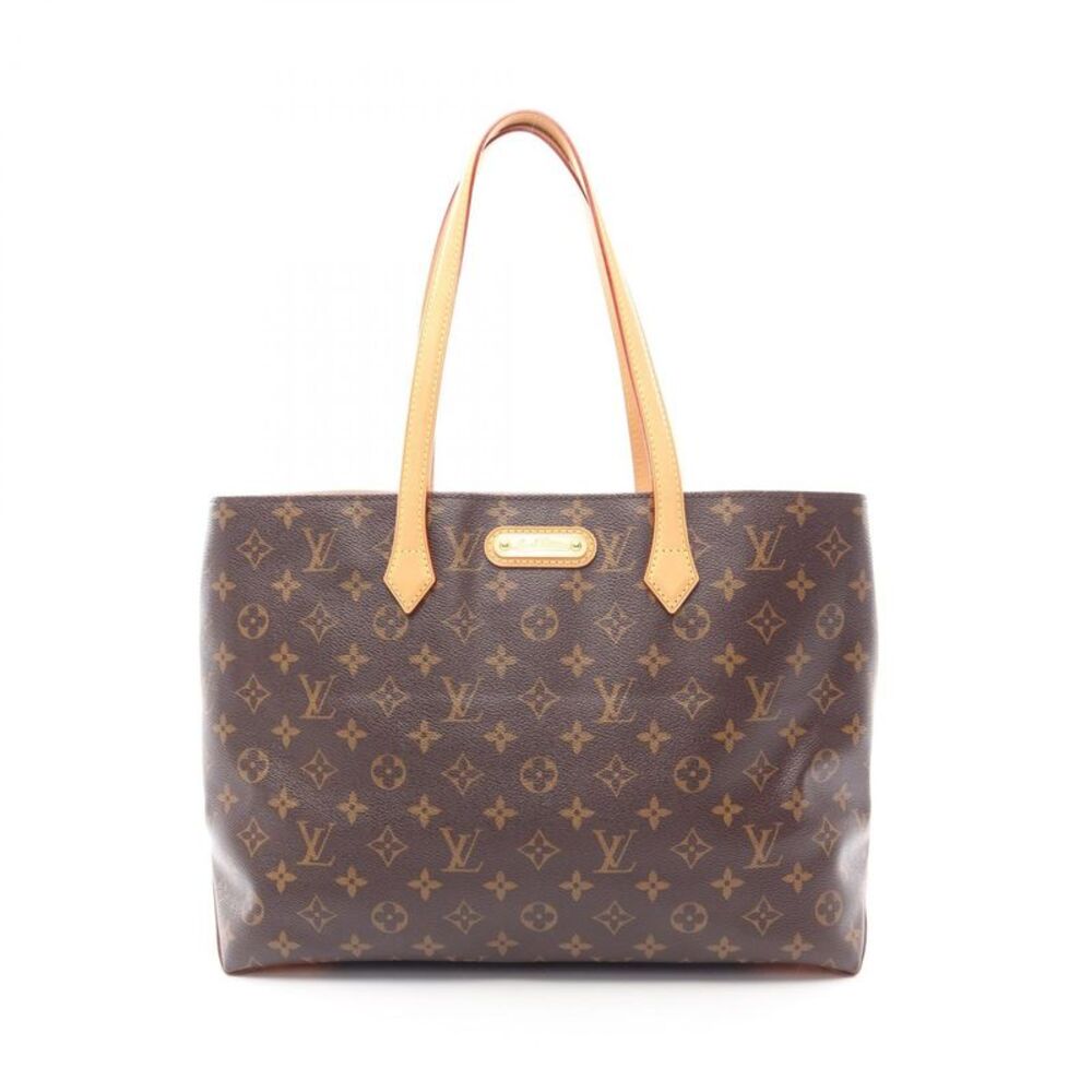 Louis Vuitton Wilshire MM Monogram Coated Canvas Tote Bag